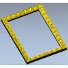 Regal Acanthus Frame - STL 3D model for CNC milling