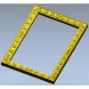 Regal Acanthus Frame - STL 3D model for CNC milling