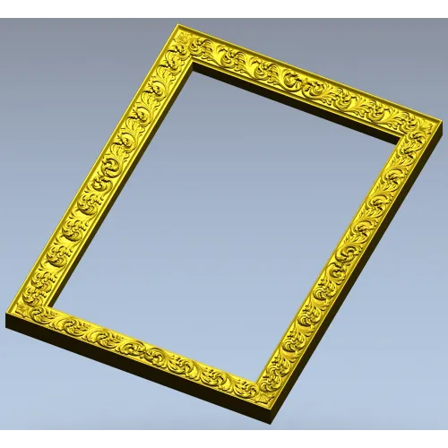 Regal Acanthus Frame - STL 3D model for CNC milling
