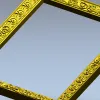 Regal Acanthus Frame - STL 3D model for CNC milling