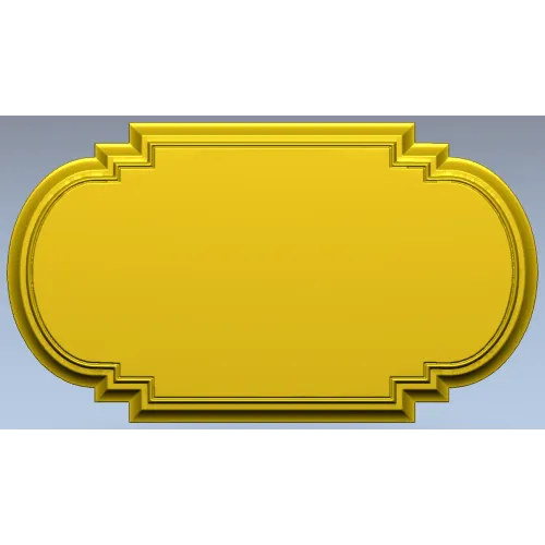 Картуш Версаль - декоративная рамка STL для ЧПУ