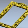 Baroque Acanthus Frame STL for CNC Milling