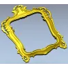 Резная рамка в стиле рококо - 3D модель STL для ЧПУ