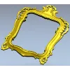 Резная рамка в стиле рококо - 3D модель STL для ЧПУ