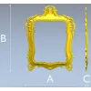 Резная рамка в стиле рококо - 3D модель STL для ЧПУ
