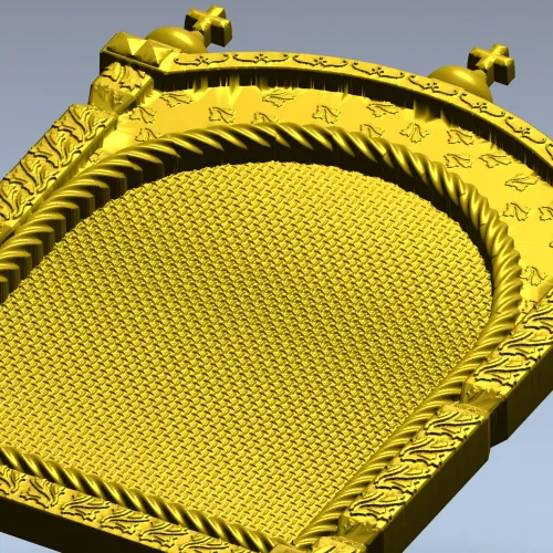 Arched Kiot Frame STL for CNC