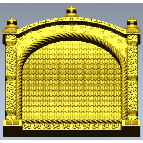 Arched Kiot Frame STL for CNC