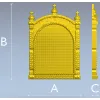 Arched Kiot Frame STL for CNC