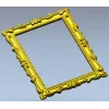 Baroque Ornamental Frame STL for CNC Milling
