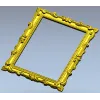 Baroque Ornamental Frame STL for CNC Milling