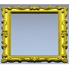 Baroque Ornamental Frame STL for CNC Milling