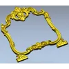 Резная рама в стиле рококо - 3D модель STL для ЧПУ