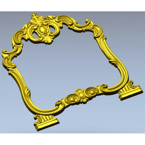 Резная рама в стиле рококо - 3D модель STL для ЧПУ