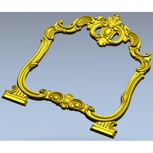 Резная рама в стиле рококо - 3D модель STL для ЧПУ