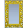Ornate Rococo Rectangular Frame STL for CNC