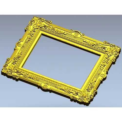 Классическая резная рама - 3D модель STL для ЧПУ