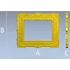 Классическая резная рама - 3D модель STL для ЧПУ