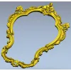 Барочная резная рамка STL для ЧПУ - картуш с ака?нтом