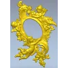 Rococo Cherub Oval Frame STL