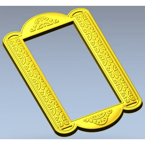 Arcadia Scroll Frame - STL 3D model for CNC routing and carving