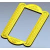 Arcadia Scroll Frame - STL 3D model for CNC routing and carving