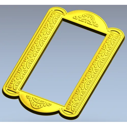 Arcadia Scroll Frame - STL 3D model for CNC routing and carving