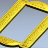 Arcadia Scroll Frame - STL 3D model for CNC routing and carving