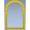 Rosette Arch - ornamental arched frame STL 3D model for CNC