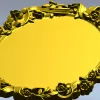 Ornate Oval Frame 3D Model STL for CNC