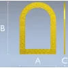 Ornate Arched Frame STL for CNC Milling