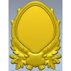 Ornate Laurel Cartouche - STL 3D Model for CNC