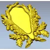 Дубовый картуш - 3D модель в формате STL для ЧПУ