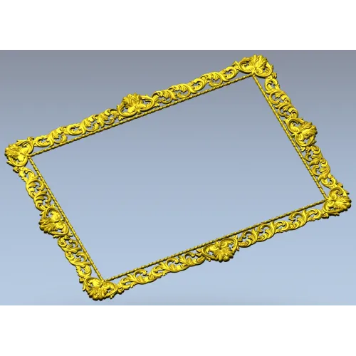 Барочная рамка для ЧПУ - 3D модель в формате STL