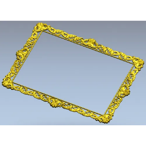 Барочная рамка для ЧПУ - 3D модель в формате STL