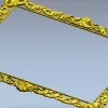 Барочная рамка для ЧПУ - 3D модель в формате STL
