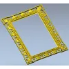 Барочный багет - детализированная 3D модель STL для ЧПУ