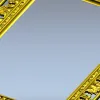 Барочный багет - детализированная 3D модель STL для ЧПУ