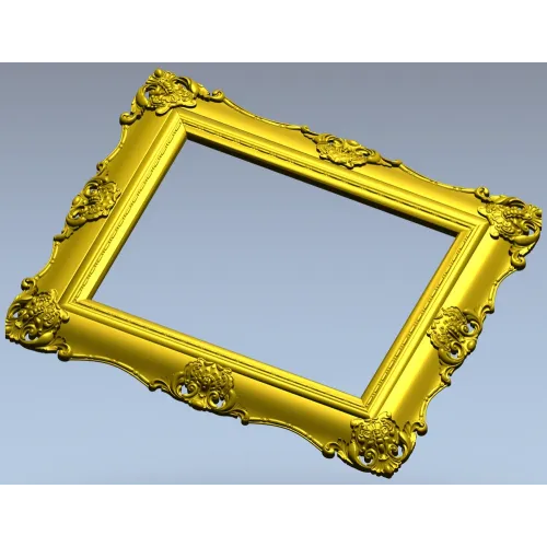 Барочная резная рамка - 3D модель STL для ЧПУ
