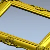 Барочная резная рамка - 3D модель STL для ЧПУ