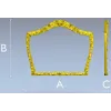 Rosette Crest Decorative Frame STL for CNC