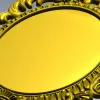 Ornate Oval Rococo Frame STL for CNC