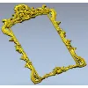 Рокайльная резная рамка - 3D модель STL для ЧПУ