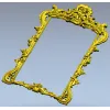 Рокайльная резная рамка - 3D модель STL для ЧПУ