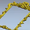 Рокайльная резная рамка - 3D модель STL для ЧПУ
