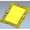 Ornate Rococo Rectangular Frame STL for CNC Routers