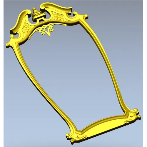 Ornate Rococo Frame STL for CNC Routing