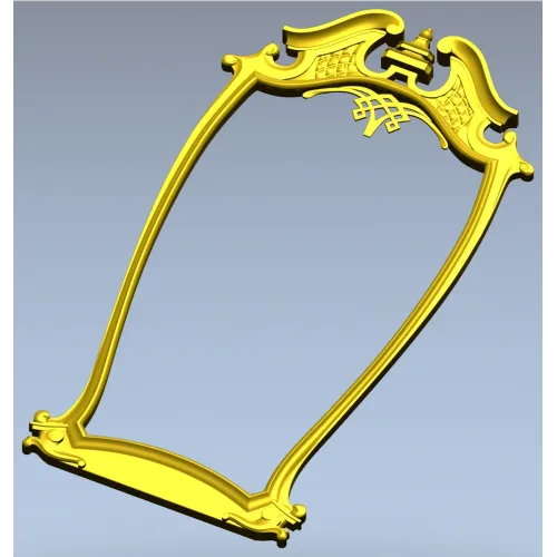 Ornate Rococo Frame STL for CNC Routing