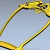Ornate Rococo Frame STL for CNC Routing
