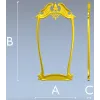 Ornate Rococo Frame STL for CNC Routing