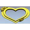 Heart Frame with Rose Clusters - STL 3D Model for CNC